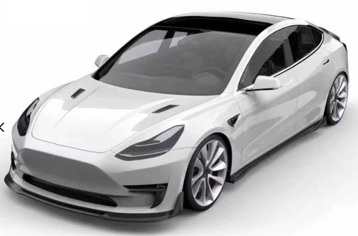 TESLA Model 3 - Carbon Fibre Splitter - Image 3